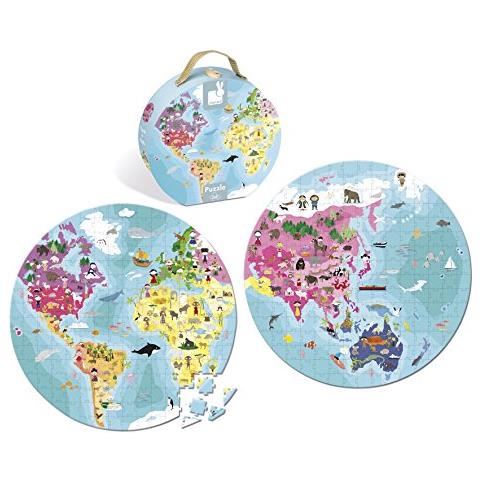 J02926 Il Nostro Pianeta Blu - Puzzle in Valigetta 208 Pezzi Fronte / Retro - Foto 1