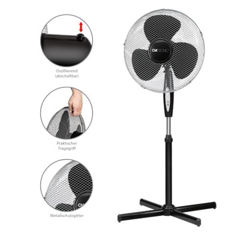 VL 3741 S 40 cm FB Stand Ventilator black - Foto 2