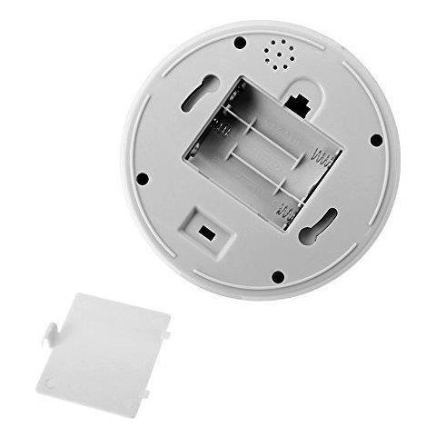 Videocamera Di Sicurezza Fittizia Di Sorveglianza Led Lampeggiante Rosso 2x Esterna Falso Coperta Imitazione Della Cupola Di Ir Cctv Lampeggiante Con Avviso Sticker - Bianco - Foto 2