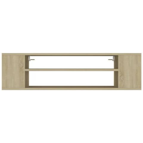Mobile TV Pensile Rovere Sonoma 100x30x26,5cm Legno Multistrato - Foto 2