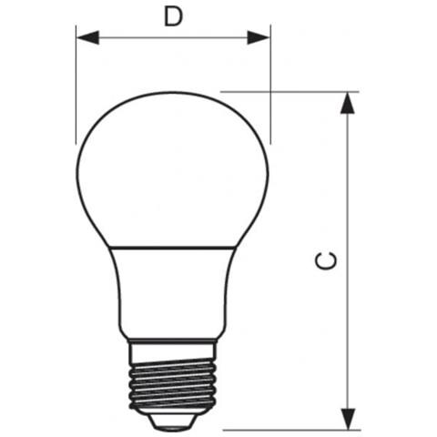CorePro 8W E27 A+ Bianco caldo lampada LED - Foto 2