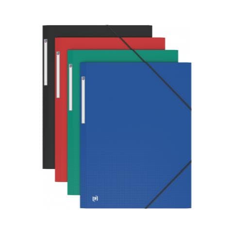 100201087 cartella Polipropilene (PP) Nero, Blu, Verde, Rosso A3 - Foto 1
