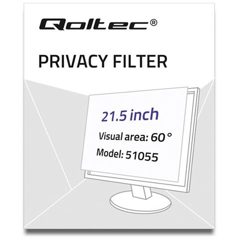 51055 schermo anti-riflesso Filtro per la privacy senza bordi per display 54,6 cm (21.5") - Foto 2