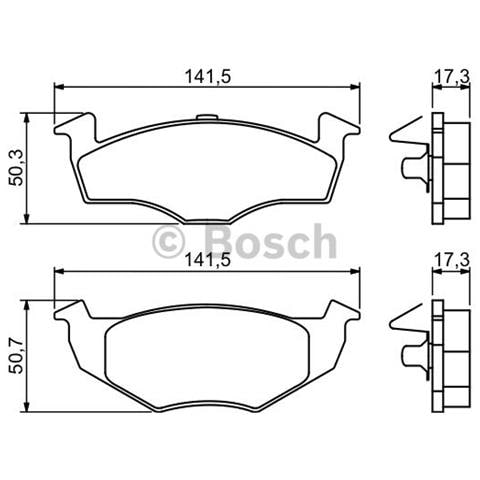 Kit Pastiglie Freno 986494005 - Foto 1