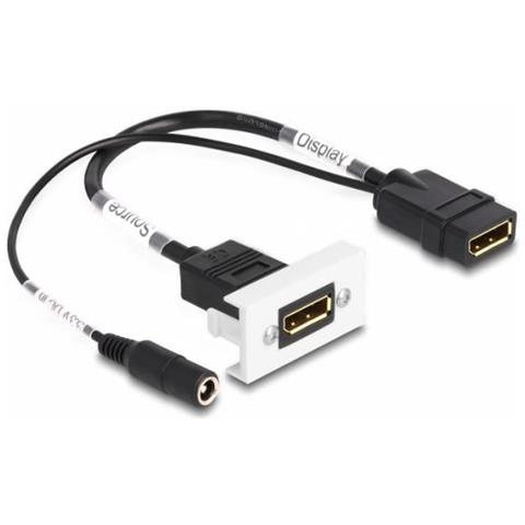 81385 Cavo Displayport 0,3 M Nero, Bianco - Foto 1