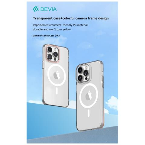 Cover trasparente magnetica carica wireless iPhone 15 Plus - Foto 1