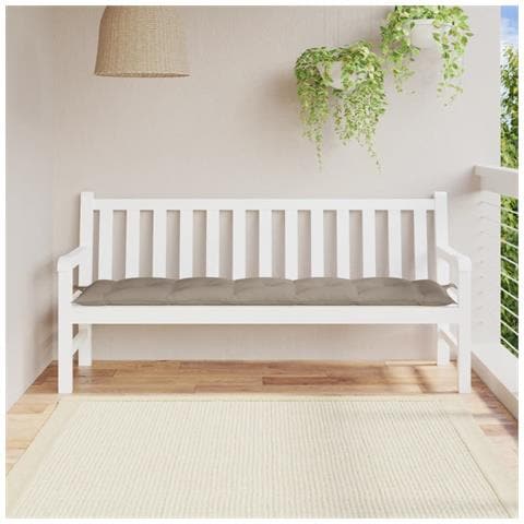 Cuscino Per Panca Tortora 180x50x7 Cm In Tessuto Oxford - Foto 1