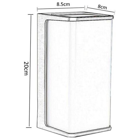 Applique Led Luce Naturale Lampada Da Muro 10 Watt Interno Esterno Ip65 Bianco - Foto 6