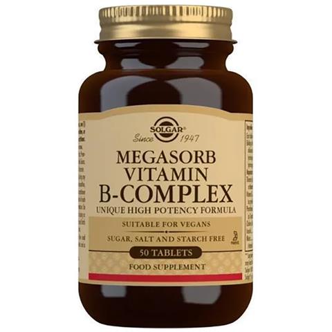 Megasorb Vitamina B-complex 50 Compresse Solgar - Foto 1