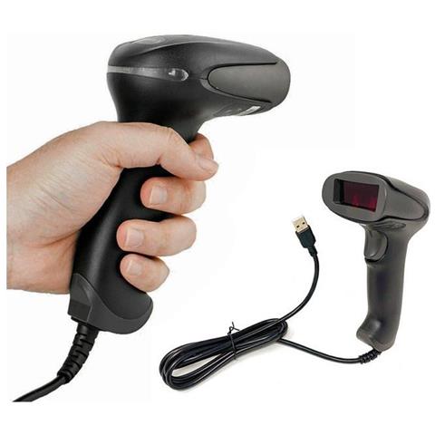 Lettore codici a barre pistola barcode scanner con filo lotteria scontrini - Foto 2