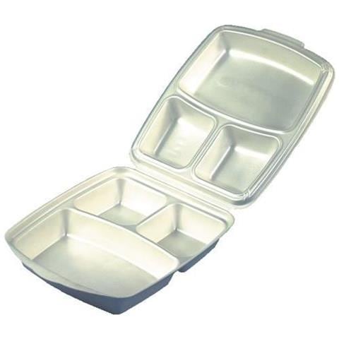 Vassoi Per Menãƒâ¹ Usa E Getta 22 Cm X 28,5 Cm Beige - Foto 1
