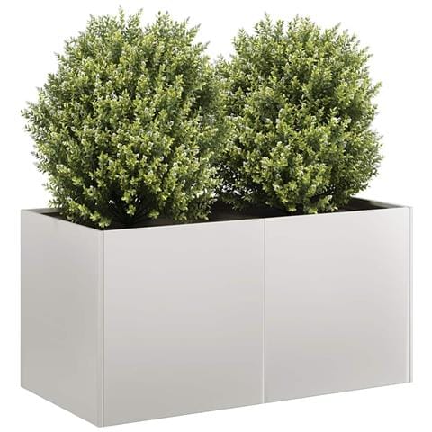 Fioriera 80x40x40 Cm In Acciaio Inox - Foto 1