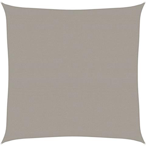 Vela Parasole 160 G/m Quadrata Grigio Chiaro 7x7 M In Hdpe - Foto 2