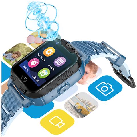 Smartwatch Bambini Wifi Sim Gps Videochiamata, Blu - Foto 2