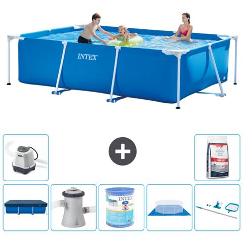 Piscina Fuori Terra - Rettangolo - 300x200x75 Cm - Blu - Include Accessori Coordinati A174 - Foto 1