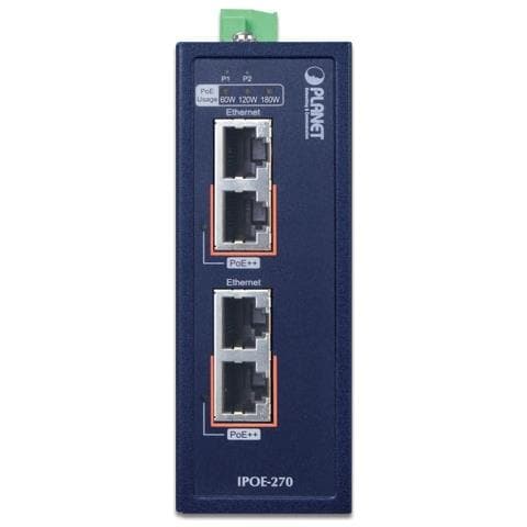 IPOE-270 switch di rete Supporto Power over Ethernet (PoE) Blu - Foto 2