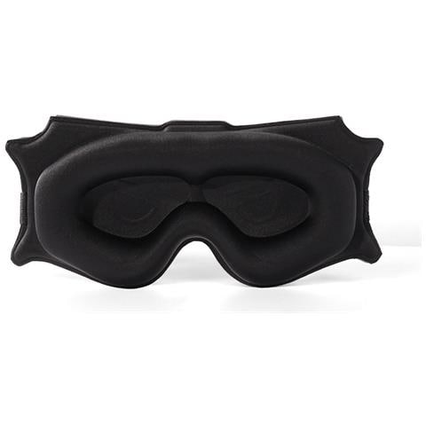 Mascherina Per Dormire Sagomata 6d - Massimo Comfort E Oscurità Black - Foto 1