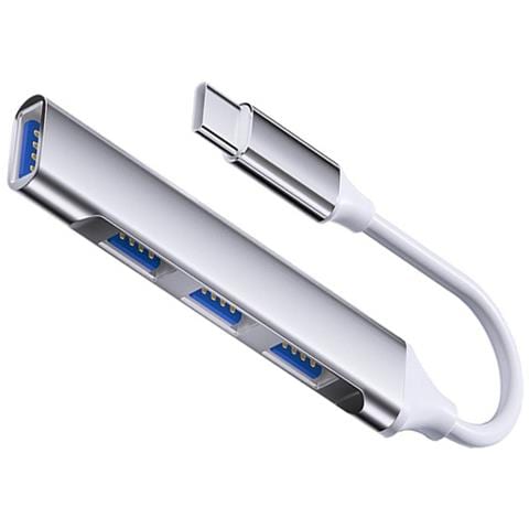 Adattatore Usb-c A 4 Porte Usb 2.0: Espandi La Tua Connettività Grey - Foto 2
