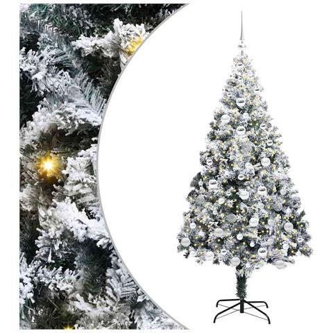 Albero di Natale artificiale con 300 LED Bianco 180 cm - Foto 1