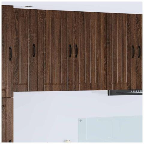 Mobile da cucina con lo scaffale Rovere Marrone 80 x 31 x 80 cm - Foto 2