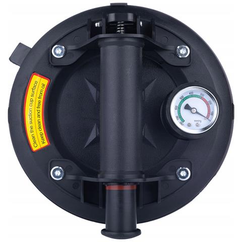 Ventosa A Vuoto Con Manometro - Capacità 200 Kg | Diametro 200 Mm, Materiale Abs | Set Con Guanti E Occhiali Protettivi - Foto 2