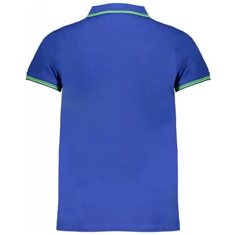 NORVEGIA 1963 POLO BLU DA UOMO A MANICHE CORTE - Colore: Blu, Taglia: L - Foto 2