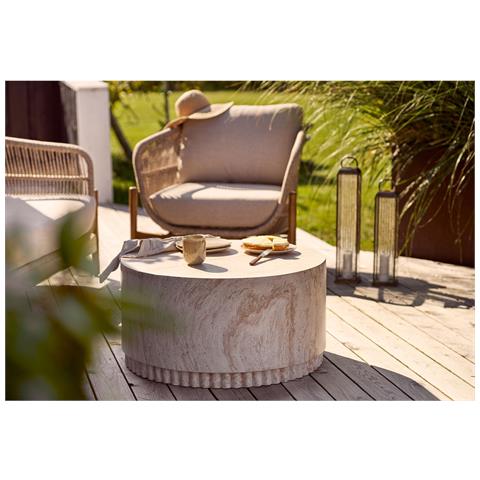 Lanterna Alta Herslev In Vetro E Metallo Effetto Ottone Antico 12x12x60 Cm - Foto 8