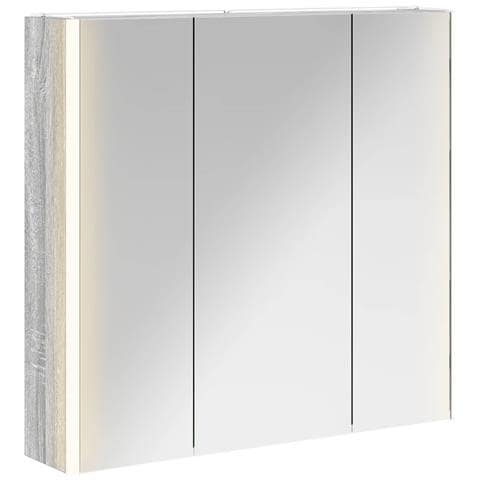 Mobiletto per specchio da bagno con lo scaffale Grigio Sonoma - Foto 1
