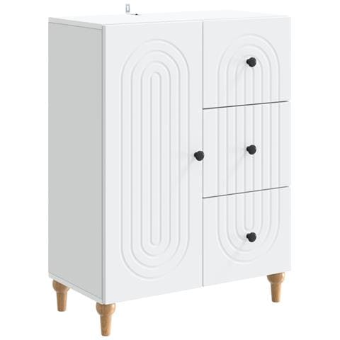 Credenza Bianco 66 x 34,5 x 90 cm Legno ingegnerizzato - Foto 1