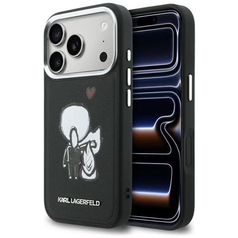Custodia Per Iphone 17 Pro, Nera Karl Lagerfeld - Foto 2
