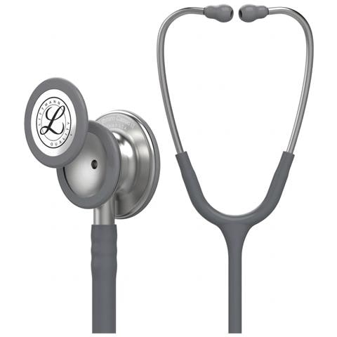 Stetoscopio Littmann Classic Iii 5621 Professionale Tubo Grigio Doppia Testa Acustica Adulto Pediatrico Oem - Foto 1
