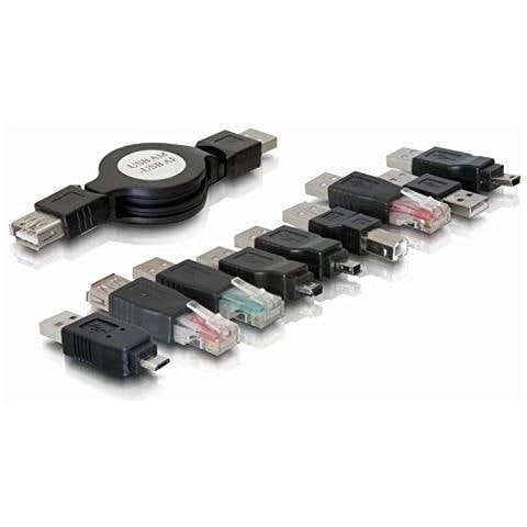 USB adapter kit 10 parts, Nero, 1,2m, 17 cm, 3,5 cm, 10 cm - Foto 3