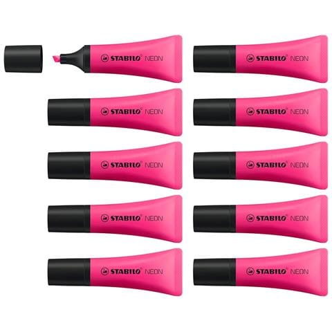 NEON - Evidenziatore - Confezione da 10 - Magenta - Foto 1