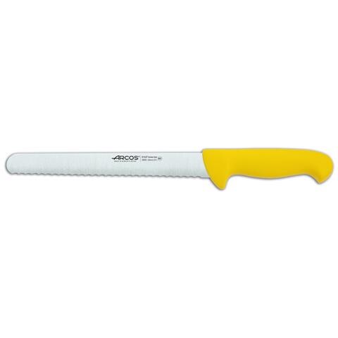 Serie 2900 - Coltello da Pasticceria - Lama Acciaio Inossidabile Nitrum 250 Mm - Manico Polipropilene Colore Giallo - Foto 1