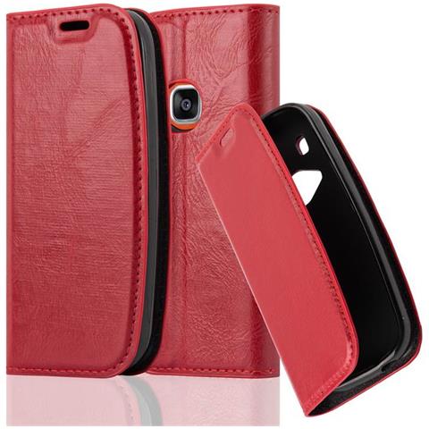 Custodia Compatibile Con Nokia 3310 In Rosso Mela - Coperchio Protettiva Con Chiusura Magnetica, Funzione Stand E Tasca Per Le Carte - Foto 1