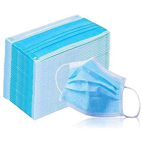 Maschere Per Il Viso Monouso Con Orecchio Medico Maschere Chirurgiche Traspiranti E Confortevoli 3 Strati (50 Pezzi)  - Foto 3