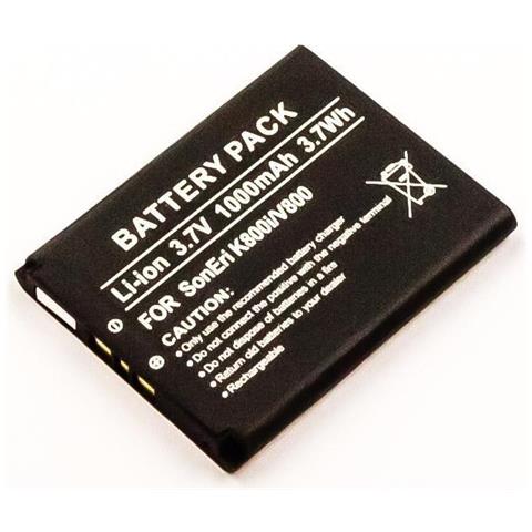 Mbxso-ba0010 Ricambio Per Cellulare Batteria Nero (battery For Sony Mobile 3.7wh - Li-ion 3.7v 1000mah Sony - - Foto 3