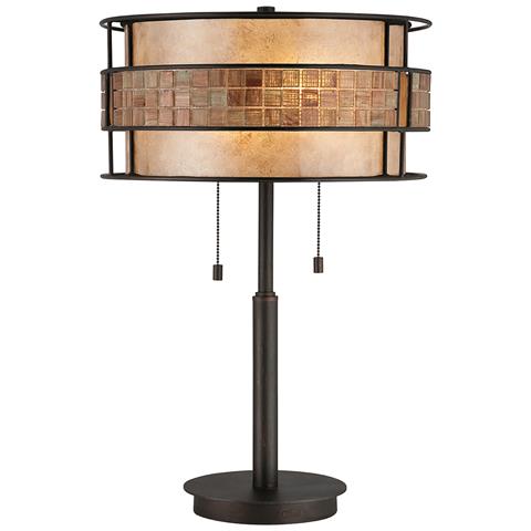 Quoizel Qz / laguna / tl - Lampada Da Tavolo, In Rame, 40,6 X 40,6 X 63,5 Cm - Foto 7