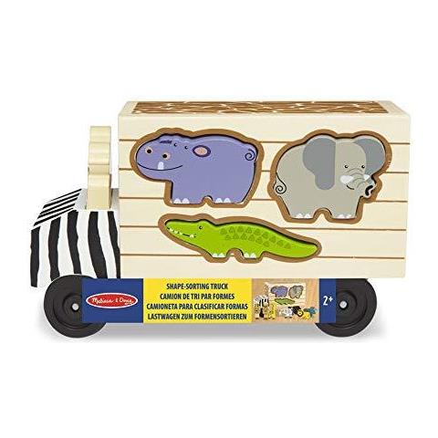 Melissa Doug 15180 Forma Rescue Ordinamento Camion Giocattolo In Legno Con 7 Animali E 2 Giocare Con Le Cifre - Foto 4