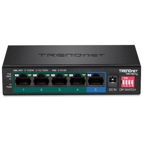 Switch di Rete Gigabit Ethernet (10/100/1000) Supporto Power over Ethernet (PoE) Nero - Foto 3