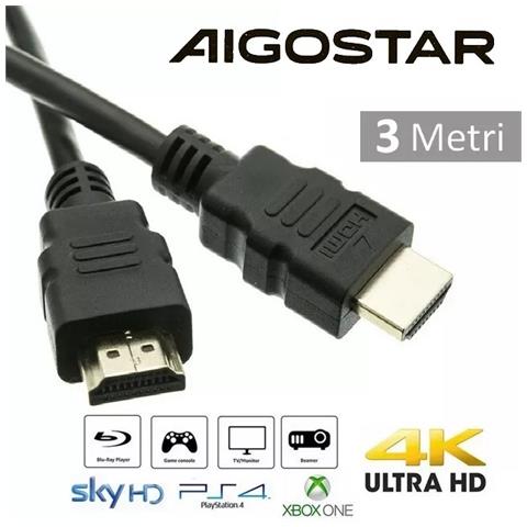 Cavo 4k Hdmi 2.1 4k@60hz 4k@120hz Arc Hdr 10 Uhd Hdtv Ps5 Ps4 Xbox 3mt - Foto 3