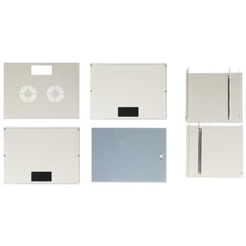 ARMADIO RACK 19'' 6 Unità Server Lan Da Assemblare Parete Case CAT6 hp Colore GrigioArmadio Rack 19" Disassemblato 6 Unita da Muro per Reti (A) 370 X (L) 540 X (P) 400 mm Colore Grigio - Foto 3