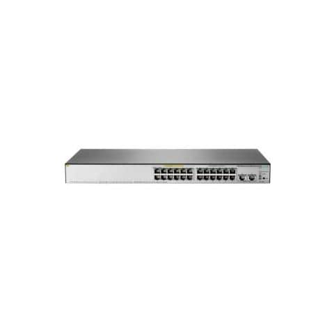 Hewlett Packard Enterprise OfficeConnect 1850 24G 2XGT PoE+ 185W, Gestito, L2, Gigabit Ethernet (10/100/1000), 10BASE-T, 100BASE-TX, 1000BASE-T, IEEE 802.3, IEEE 802.3ab, IEEE 802.3af, IEEE 802.3at, IEEE 802.3u, 1U - Foto 1