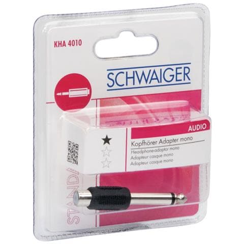 KHA4010 533 RCA 6.3mm Nero cavo di interfaccia e adattatore - Foto 2
