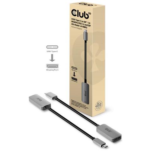 CAC-1567 cavo di interfaccia e adattatore USB Type C DisplayPort Nero, Argento - Foto 1