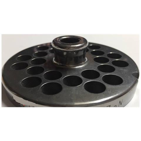 Salvinox Piastra Con Mozzo Per Tritacarne 22 Foro 10, acciaio Inox Auto Affilanti Qualità Professionale - Foto 2