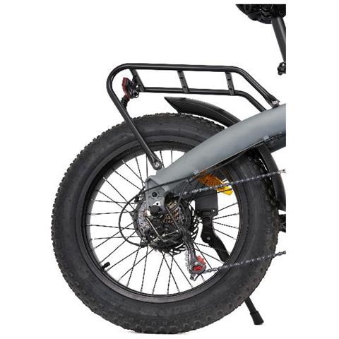 Bicicletta Elettrica X8 Plus Ruote 20" 36 Volt Motore 250 Watt Colore Vede Militare - Foto 10