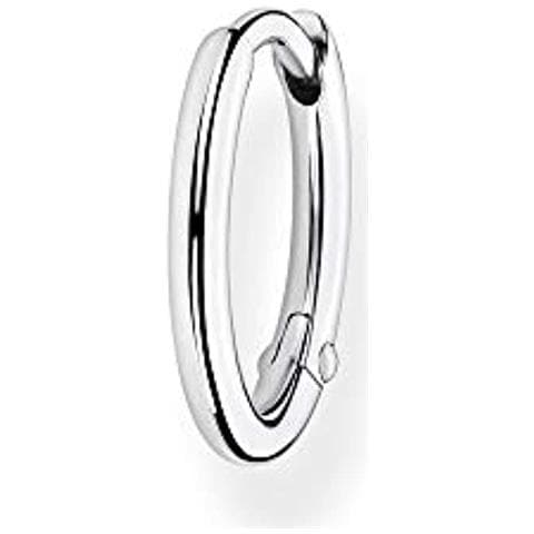 Orecchini A Cerchio Da Donna, In Argento Sterling 925, Con Chiusura A Clip - Foto 1