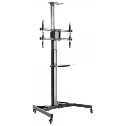 Supporto Da Pavimento Con Mensola Tv / led / lcd 37''-70'' Nero - Foto 1