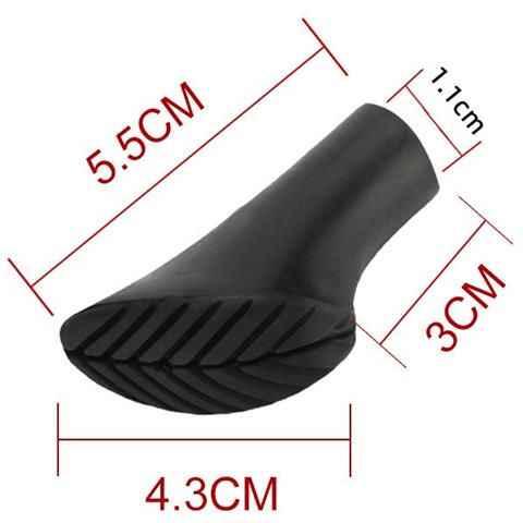 Piedini Per Bastoncini Da Trekking, Confezione Da 6 Black - Foto 5